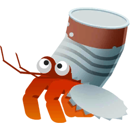 Hermit Crab in Marina