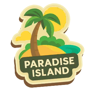 Fridge Magnet in Paradise Island