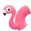 inflatable flamingo