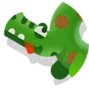 rubber crocodile