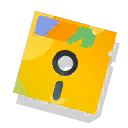 yellow floppy disk 5.25