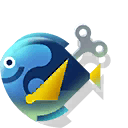 plastic "Dory" fish