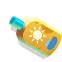 bottle of suntan oil