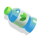 plastic water bottle