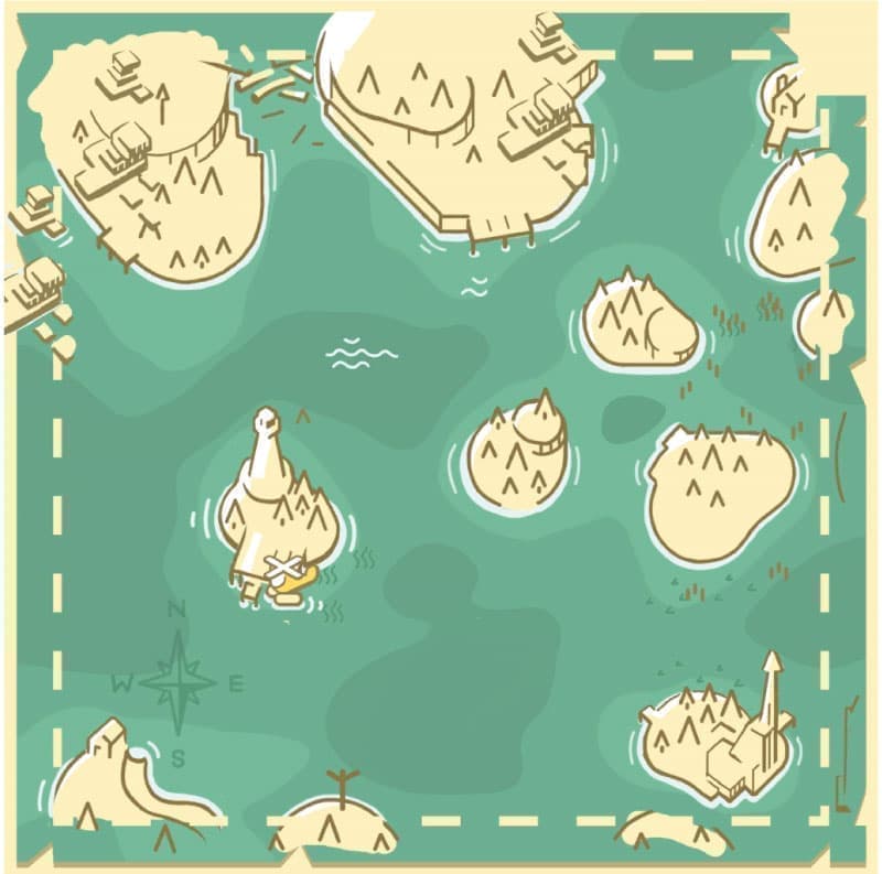 Great Lakes map background